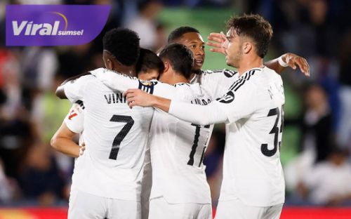 LaLiga: Tumbangkan Getafe Lewat Gol Tunggal, Real Madrid Terus Bayangi Barcelona di Puncak. Foto : igmadrid