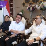 Menkopangan RI Zulhas Takjub Gubernur Herman Deru Sulap Rawa Tempat Buaya Menjadi Sawah Produktif. Foto : viralsumsel.com /win