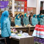 Ikuti Rakor di Griya Agung, Ketua TP PKK Muba Hj Patimah Toha Siap Sinergi untuk Menyelaraskan Program Kerja. Foto : viralsumsel.com /dev