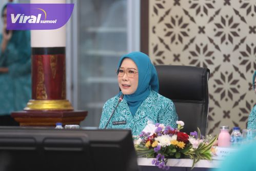 Buka Rakor TP PKK Sumsel, Feby Deru Tekankan Pentingnya Menyatukan Pandangan dan Persepsi. Foto : viralsumsel.com /win
