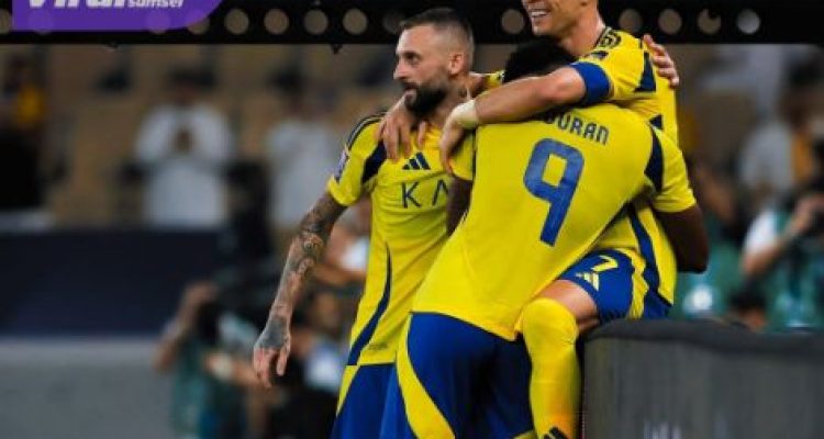 Cristiano Ronaldo Cetak Gol, Al Nassr Libas Yokohama F. Marinos 4-1 di Perempatfinal AFC Champions League Elite. Foto : igalnassr