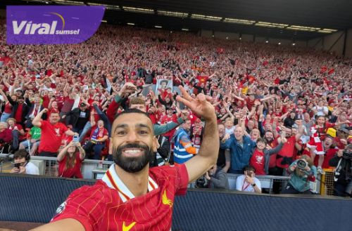 Mohamed Salah Pecahkan Rekor Pencetak Gol Terbanyak Premier League untuk Pemain Non-Inggris. Foto : igsalah