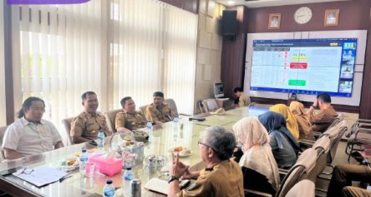 Rapat Koordinasi Pengendalian Inflasi Tahun 2025 yang digelar secara virtual oleh Kementerian Dalam Negeri Republik Indonesia. Foto : viralsumsel.com /man