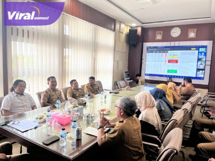 Rapat Koordinasi Pengendalian Inflasi Tahun 2025 yang digelar secara virtual oleh Kementerian Dalam Negeri Republik Indonesia. Foto : viralsumsel.com /man