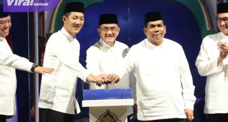 Tutup STQH Tingkat Provinsi Sumsel 2025, Sekda Sumsel Edward Candra Puji Kabupaten PALI Sukses Jadi Penyelenggara. Foto : viralsumsel.com /win