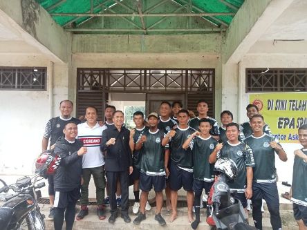 Dua Pelatih SSB Palembang Soccer Skill Ikuti Kursus Lisensi D Diploma PSSI. Foto : viralsumsel.com /asa