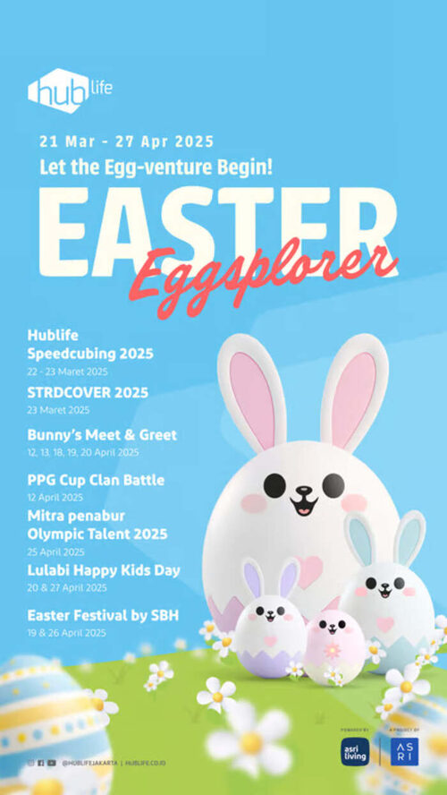Keseruan Easter Eggsplorer di Hublife Taman Anggrek Residences. Foto : viralsumsel.com