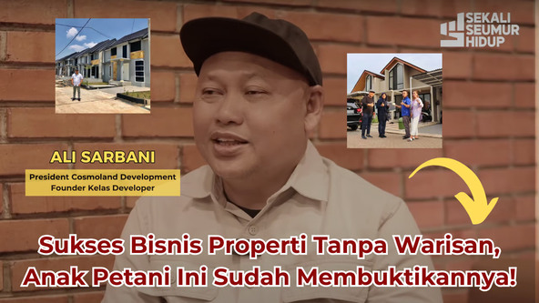 Kisah Anak Petani yang Nekat Bisnis Properti : Jatuh Bangun Ali Jadi Raja Properti. Foto: viralsumsel.com