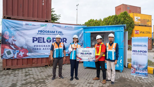 Pelindo Solusi Logistik Gelar Program PELOPOR. Foto : viralsumsel.com