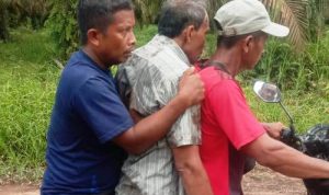 Dua Warga Airsugihan Diserang Gajah Liar Bersamaan dengan Kunjungan Menteri Lingkungan Hidup. Foto : viralsumsel.com /ril