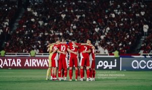 Starting eleven Timnas Indonesia di ajang Kualifikasi Piala Dunia 2026. Foto : pssi