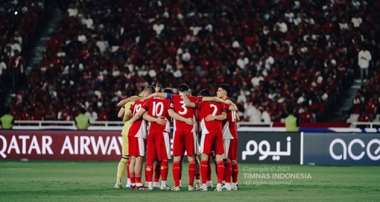 Starting eleven Timnas Indonesia di ajang Kualifikasi Piala Dunia 2026. Foto : pssi