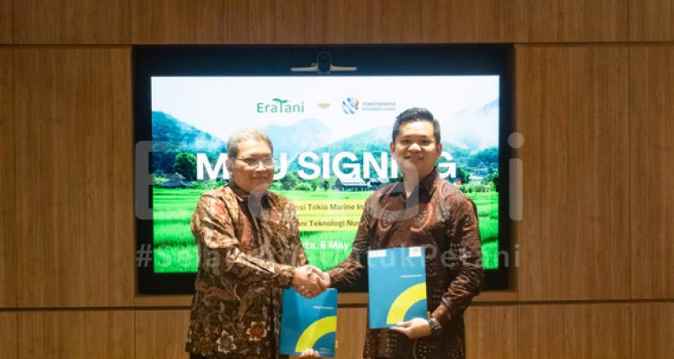 Eratani dan Tokio Marine Indonesia Bersinergi melalui Program Asuransi Usaha Tani Padi dan Jaminan Kecelakaan Kerja untuk Perlindungan Petani. Foto: viralsumsel.com