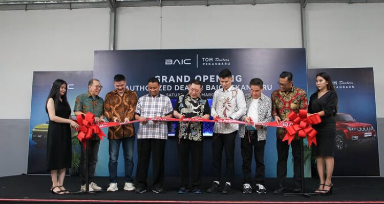 Grand Opening Showroom BAIC di Pekanbaru. Foto: viralsumsel.com