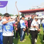 Gubernur Herman Deru Harapkan Para Atlet Provinsi Sumsel Sukses Dulang Prestasi Diajang Pornas Korpri dan Fornas 2025. Foto : viralsumsel.com /win