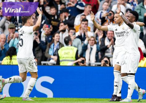 Liga Spanyol: Real Madrid Tundukkan Celta de Vigo 3-2 Lewat Aksi Gemilang Mbappé dan Güler. Foto : igreal madrid