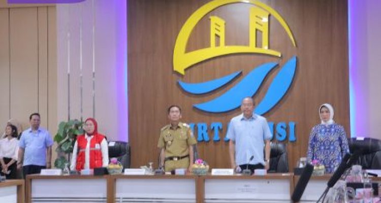 Gandeng Perumda Tirta Musi, PMI Dorong Gerakan Donor Darah Massal di Palembang. Foto : viralsumsel.com /nto