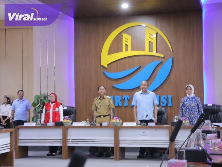 Gandeng Perumda Tirta Musi, PMI Dorong Gerakan Donor Darah Massal di Palembang. Foto : viralsumsel.com /nto