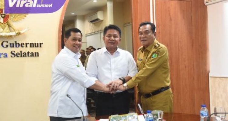 Gubernur Herman Deru Realiasikan Pembagian Porsi Saham 10 Persen Pengelolaan Minyak dan Gas Bumi Wilayah Kerja Rimau. Foto : viralsumsel.com /win