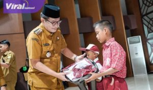 9.534 Siswa SD dan SMP di Muba Terima Bantuan Seragam Gratis! Foto : viralsumsel.com /dev