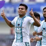 PSBS Biak Perkasa di Indomilk Arena, Alexsandro Cetak Dua Gol dan Tantang Lima Besar!. Foto : lib