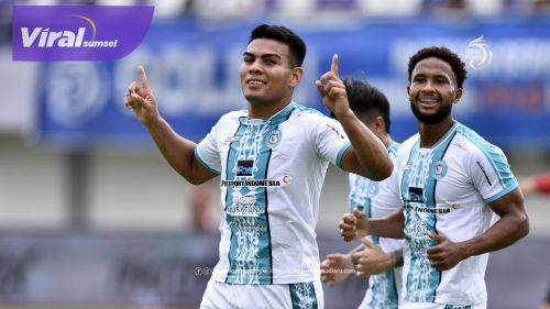 PSBS Biak Perkasa di Indomilk Arena, Alexsandro Cetak Dua Gol dan Tantang Lima Besar!. Foto : lib