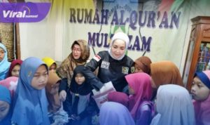 Senator Hj. Eva Susanti Kunjungi Rumah Al-Qur’an Multazam, Dukung Pendidikan Spiritual Generasi Muda. Foto : viralsumsel.com /no