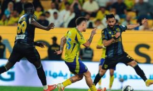 Al Nassr Ditahan Imbang Al Taawoun, Peluang Finis Tiga Besar Makin Sulit. Foto : igalnassr