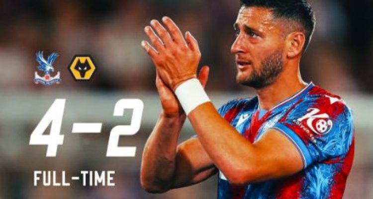Crystal Palace Hajar Wolves 4-2, Nketiah Bersinar di Selhurst Park. Foto : ig