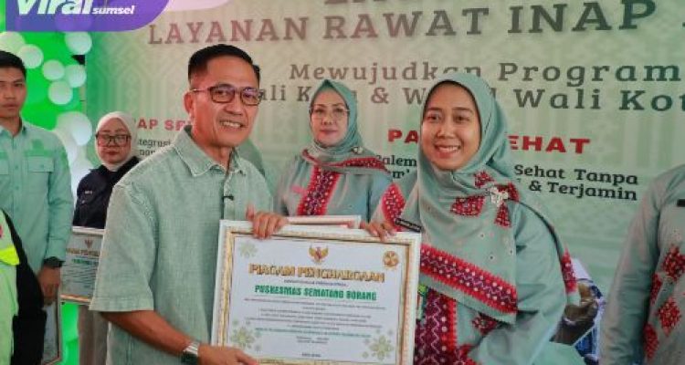 Komitmen Wujudkan Kesehatan Merata, Ratu Dewa Resmi Launching Layanan Rawat Inap di Puskesmas. Foto : viralsumsel.com /nto