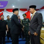 Hadiri Puncak HUT Lahat ke-156, Wabup Muba Rohman dan Ketua DPRD MUBA Sampaikan Ucapan Selamat. Foto : viralsumsel.com /dev