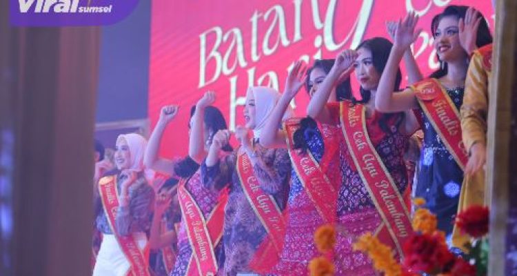 Khalid Cek Bagus & Natasya Cek Ayu 2025 Duta Budaya Palembang. Foto : viralsumsel.com /ril