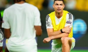 Ronaldo Masih Haus Gol! Sepatu Emas Saudi League Tinggal Selangkah Lagi. Foto : igalnassr
