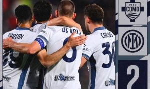 Inter Tundukkan Como 2-0 di Laga Penutup Serie A, Gagal Kudeta Napoli di Puncak. Foto : iginter
