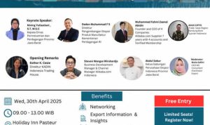 KADIN Indonesia Trading House Perdana Gelar Exporter Meet Up 2025 : Market Global Expansion di Bandung, Jawa Barat. Foto : viralsumsel.com