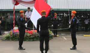 KAI Daop 1 Jakarta Peringati Hari Kebangkitan Nasional ke-117 Apel Gelar Pasukan Digelar di Hall Selatan Stasiun Gambir. Foto : viralsumsel.com
