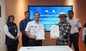 KAI Properti Jalin Kerja Sama Strategis dengan PT Pandawa Lima Putra (Liwet Asep Stroberi) untuk Pengembangan Properti di Lima Kota. Foto: viralsumsel.com