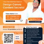 Kelas Desain Canva Berbasis AI oleh MAXY Academy. Foto: viralsumsel.com
