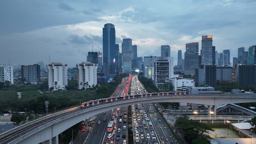 Layanan LRT Jabodebek. Foto : viralsumsel.com