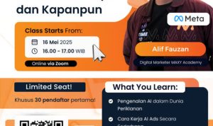Maksimalkan Iklan Digital Lewat AI: MAXY Academy Gelar Kelas Gratis untuk Publik. Foto: viralsumsel.com