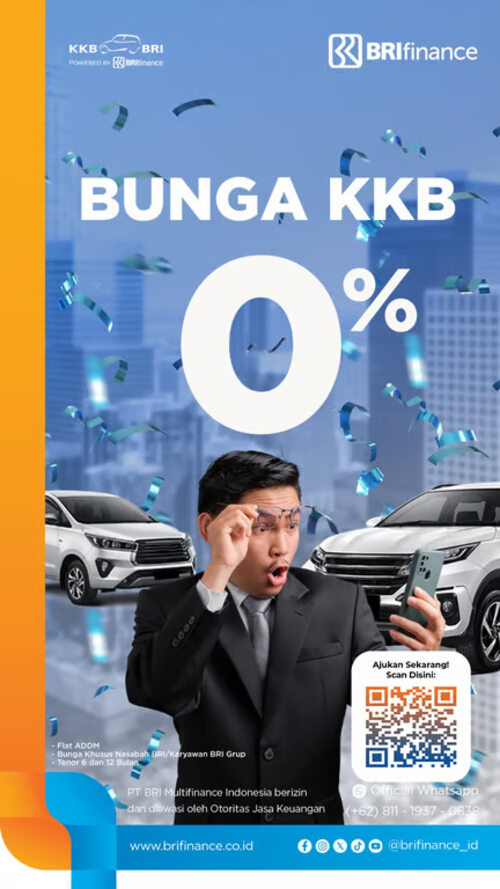 Miliki Mobil Baru dengan Bunga 0% dari BRI Finance. Foto: viralsumsel.com