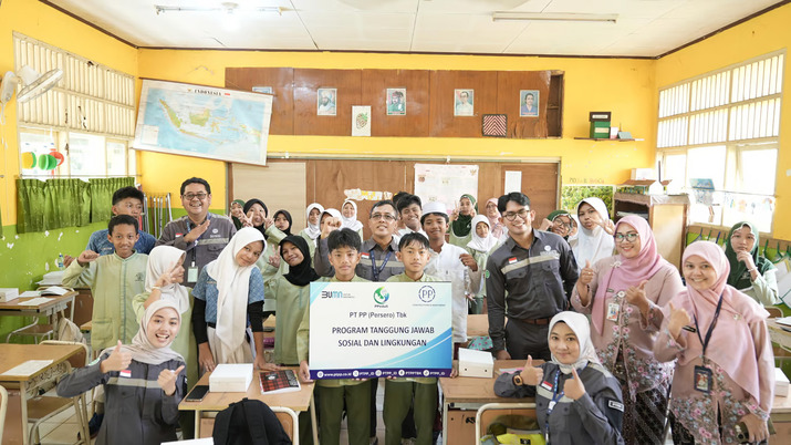 PTPP Rayakan Hardiknas 2025 dengan “Bekal PPintar”, Dukung Gizi Anak Sekolah di Daerah 2025. Foto : viralsumsel.com