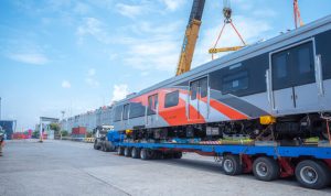 Pelindo Solusi Logistik Lanjutkan Mobilisasi Gerbong KRL. Foto: viralsumsel.com