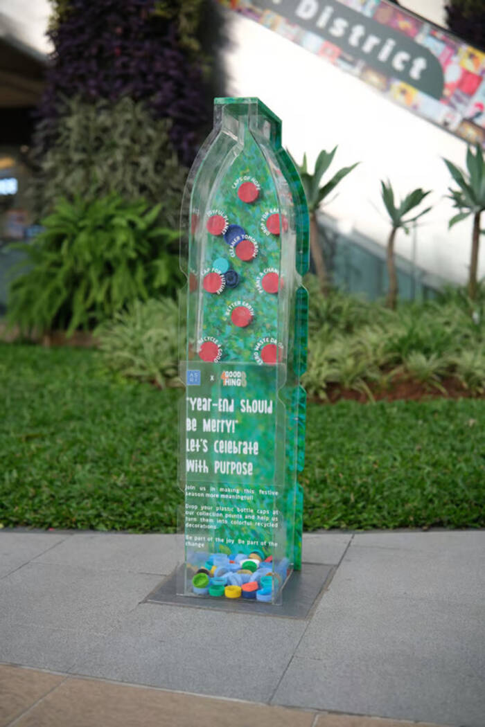 Plastic Cap Waste Dropbox di GGP. Foto: viralsumsel.com