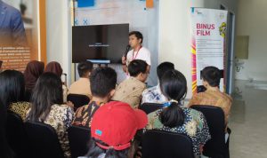 Program Studi Film BINUS UNIVERSITY Gelar Roadshow Kreatif. Foto : viralsumsel.com