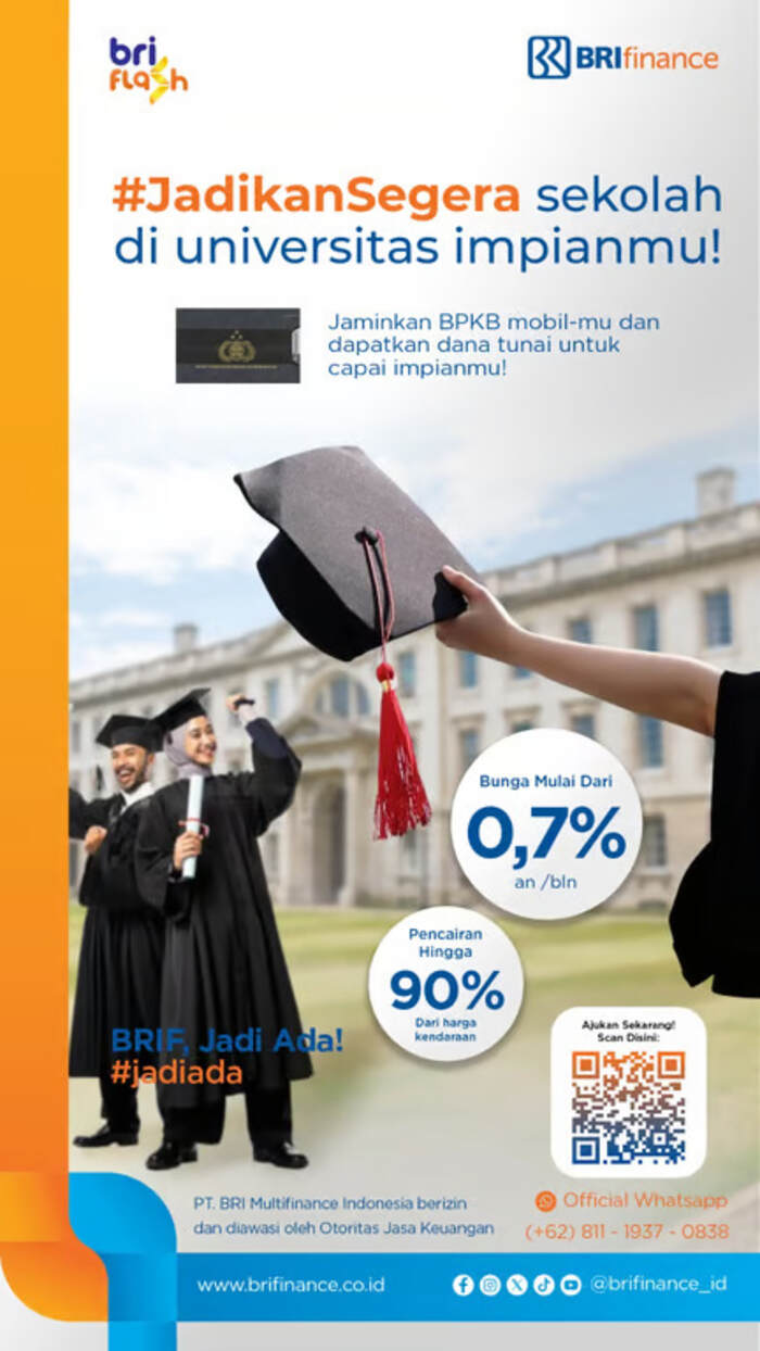 Sambut Hari Pendidikan Nasional, BRI Finance Permudah Pencairan Fasilitas Dana Tunai Pendidikan. Foto: viralsumsel.com