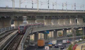 Tarif Maksimal Hanya Rp10.000, LRT Jabodebek Siap Layani Mobilitas Selama Libur Panjang Waisak. Foto : viralsumsel.com