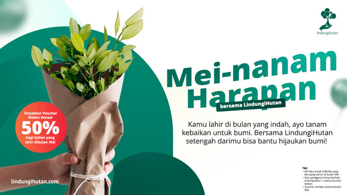 Tren Baru Rayakan Ulang Tahun, LindungiHutan Dorong Aksi Nyata Lewat Donasi Pohon. Foto : viralsumsel.com