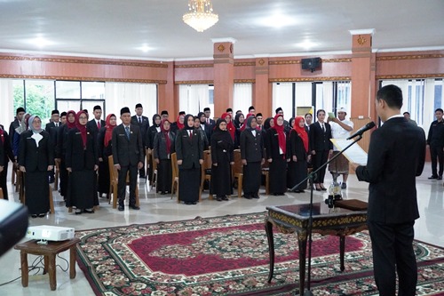 Perubahan Nomenklatur, Bupati OKI Kukuhkan Pejabat Struktural dan Fungsional. Foto : viralsumsel.com