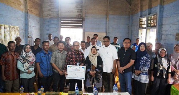 Desa Pedamaran I OKI  Dicanangkan Jadi Desa Cantik. Foto : viralsumsel.com /zep